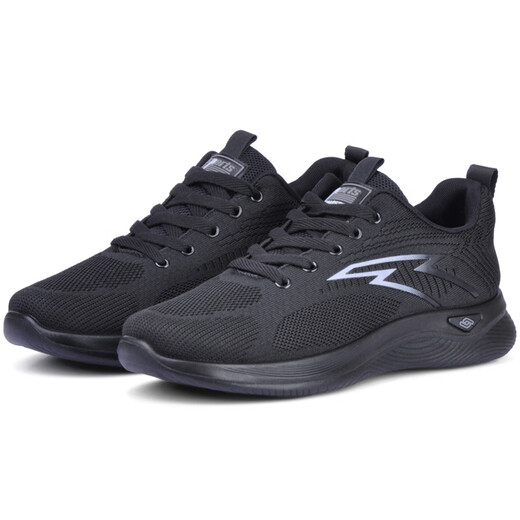 
Mengxi Spring and Autumn Shoes Men's Shoes Summer Breathable Middle-aged and Elderly Casual Sports Shoes Men's Mesh Black Work Shoes Cloth Shoes Men's Single Shoes A15-6621 Black (Spring and Autumn) 39