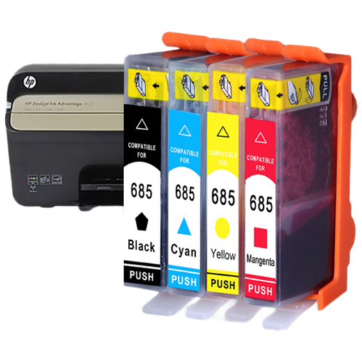 Eve 685 Cartouche d'encre pour HP 4625 4615 5525 3525 6525 HP CARTOUCE IMPRIMANTE DE BUR