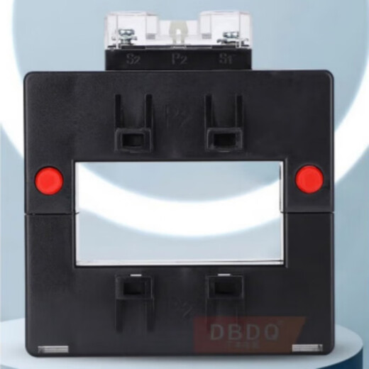 Current transformer open type opening type square hole copper bar aluminum bar DP/DB46/58/BHK-0.66 42*82mm black model 800/5A x 0.2