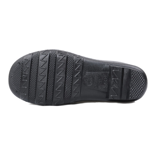 Huili rain boots men outdoor fishing waterproof and not easy to use rain boots cover wear-resistant water shoes HXL838 black medium tube size 44