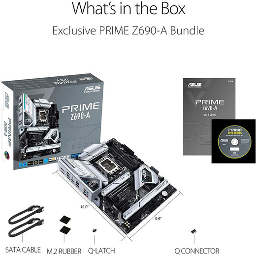 
Asus (ASUS) PRIME Z690-A motherboard AURA RGB lighting effect DDR5 ATX motherboard