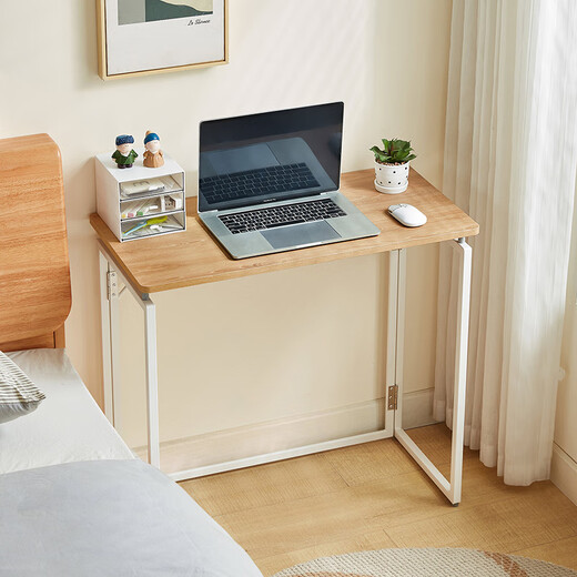 Lin's Home Plegable Desk Student Home Computer Writing Descripción dormitorio de apartamento pequeño BG052 [color de inicio de sesión] 0.8m mesa