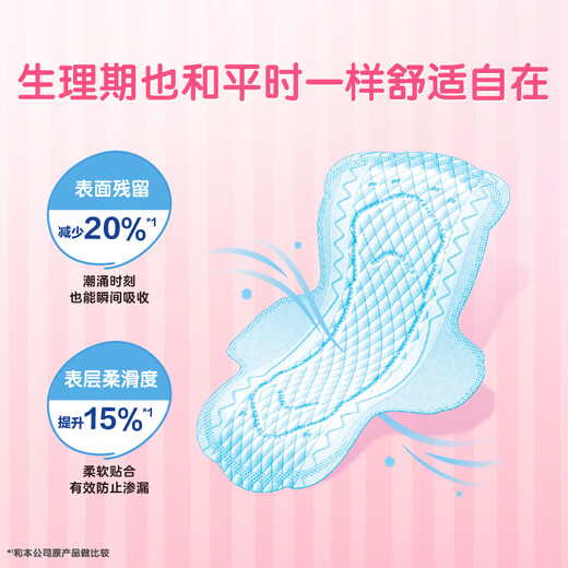 Leerya Kao imported zero-touch ultra-thin ultra-long night use imported sanitary napkins 35cm 13 pieces ultra-thin night use aunt napkins