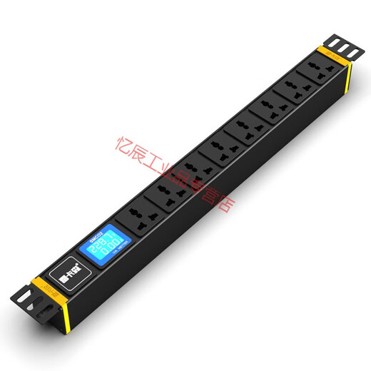 PDU机柜插座SP3184无线8位16A/10A/32A大功率3米防雷工程 SP12162 8000W 无线接线盒6平方