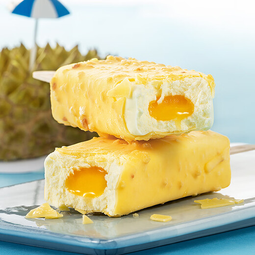 Northeast Daban Musang King Durian Crispy Ice Cream 87g*5 sticks boxed sticks cold drink ice cream wholesale