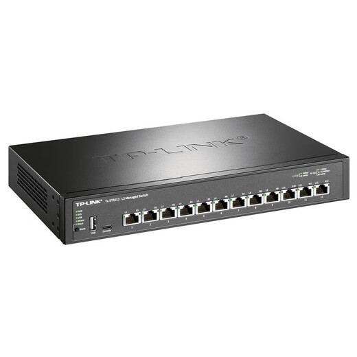 TP-Link Full 10G Switch 10G Ethernet-Überwachungsnetzwerk-Netzwerk-Hub-Splitter TL-St5012 12-Port 10G Dreischicht-Netzwerkverwaltung