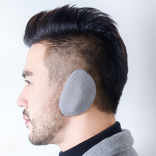 
Yufan earmuffs warm fleece winter outdoor riding earmuffs single ear cover men and women split ear bags without gap ear cuffs gray 1