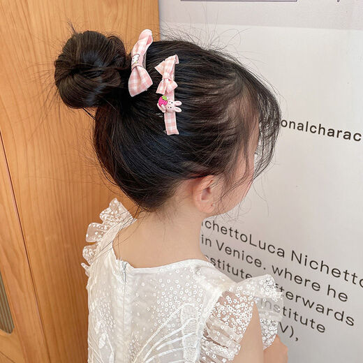 ZHIO Children's cartoon transparent hair comb for broken hair on the back of the head for little girls to arrange bangs and insert comb hairpins Blue cinnamon dog transparent hair comb (set of 3)