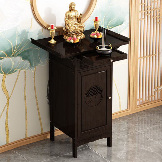 Frau Jius neuer chinesischer Tisch -Tisch -Weihrauch -Weihstofftisch im Wohnzimmer Weihstofftisch in Guan Gong, Gott des Reichtums, Buddha -Statue, Buddha -Tabelle, 688 Modelle 100 Langes Doppel -Tür -Angebotskabinett