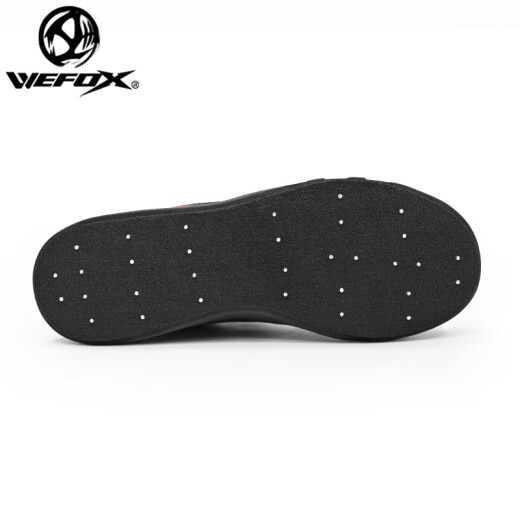 WEFOX Weihuji fishing shoes non-slip breathable lightweight fishing shoes wear-resistant felt-sock sea fishing shoes outdoor reef fishing shoes WDX1050/black and red one size 42