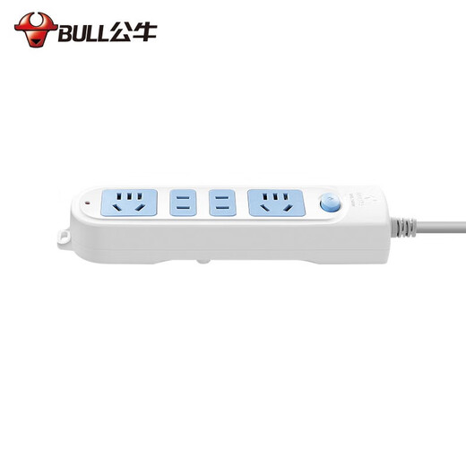 Bull-Steckdose, neuer nationaler Standard-Hauptsteuerschalter mit zwei Positionen, 2-Positionen-Steckdose für Wohnheime, Steckleiste, Steckleiste, Steckleiste, GN-612, 4-Positionen-Hauptsteuerung, 1,8 Meter