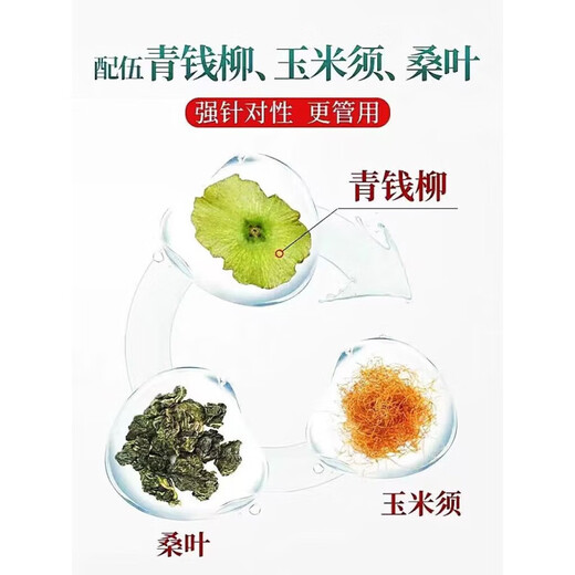 Beijing Tongrentang Qingqianliu Corn Scarf Tea Mulberry Leaf Tea Lower Glycemia Blood Pressure Tea Lower I Uric Acid Lower I Blood Pressure I Blood Lipid Lower I Blood Sugar Three High Tea Diabetic Patients with Diabetics One Box 40 Buy 2 Ships 3 A total of 120 packs