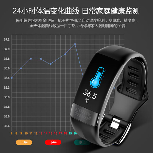 NIPTW Huawei machine Hongmeng system Apple machine iOS suitable for high-precision health smart blood pressure bracelet heart rate alarm blood oxygen detector electrocardiogram men and women adult sports watch upgraded version obsidian black