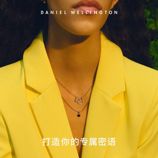 Daniel Wellington DW Pendant Secret Word Series Love Pendant Ball Beads DIY Gift Personalized Simple Birthday Gift Hollow Stone Love Pendant DW00400427