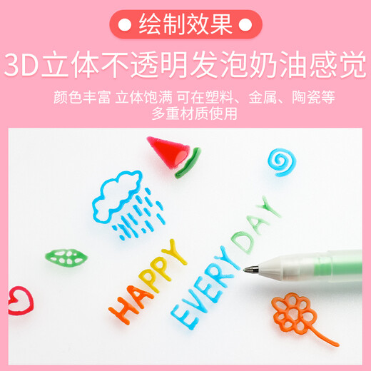 Japanische Kirschblüten-Jelly-Stift dreidimensionaler löschbarer 3D-Gel-Stiftkunst DIY Design Neutraler Stift importiert Anzug Glas Gedenkfabrik