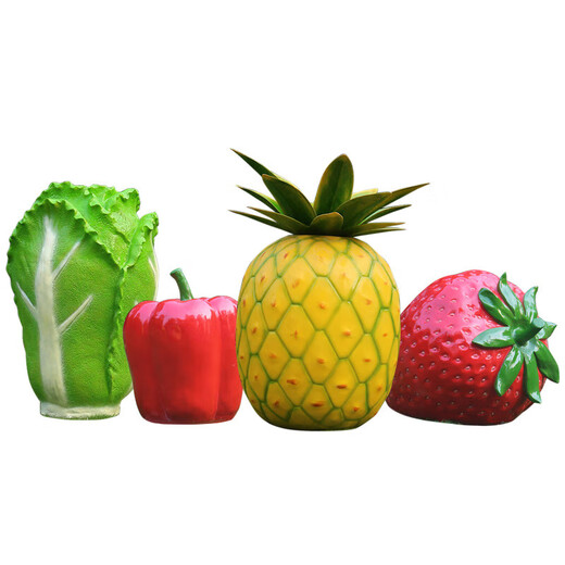 Aoyanlai Fiberglass Fruit and Vegetable Sculpture Ornaments Outdoor Garden Landscape Sketch Villa Farm Outdoor Decoration Cabbage Dingjin