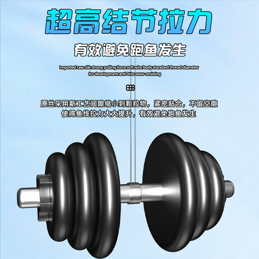 Japan Toray raw silk high-end raw silk fishing line Dawu high-end nylon main line sub-line Taiwan fishing line sub-line Toray raw silk 220 meters blue main line No. 0.4