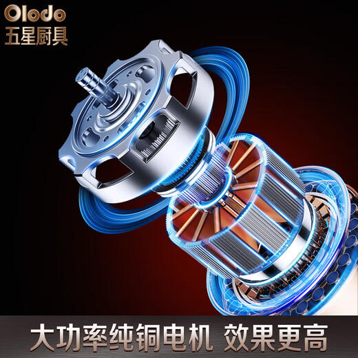 欧乐多（Olodo）德国电动面条机家庭用全自动压面机电动压饺子皮机多功能小型压面条机器擀面机和面机一体机饸烙机 【本色钢二刀】贈豪华礼包