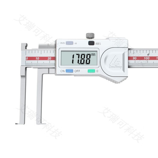 Drei Meter (Sanliang) Innere Rille Digitale Display Vernier Bremssattel Schnittkopf Inneres Loch Innerer runder Edelstahl Außennut 10-150 115-14124-150 mm Spitze Innenrille