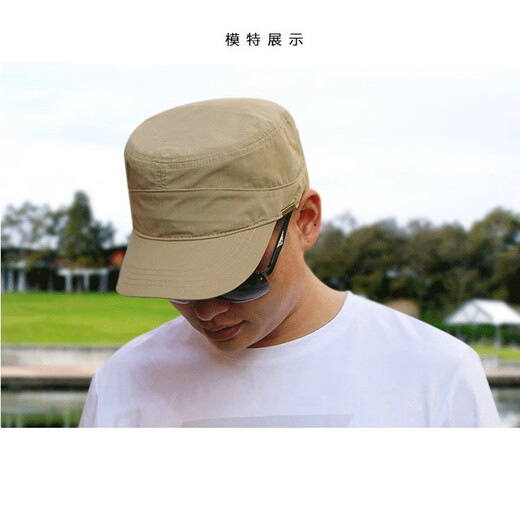 Kawakuda big head hat for men, peaked cap, middle-aged hat, flat cap, large size hat, quick-drying fabric, outdoor European size cap, black 2XL (61-65cm) large size (suitable for large head circumference)