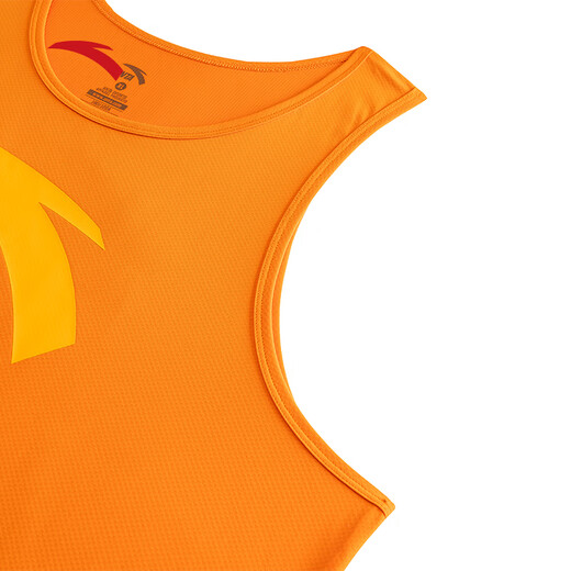 Anta (Anta) [wie Divincenzo] Männerbasketball-Sportweste professionelles Training schweißabsorbierende und atmungsaktive Basketballuniform Sweet Orange-3 XL (männlich 180)