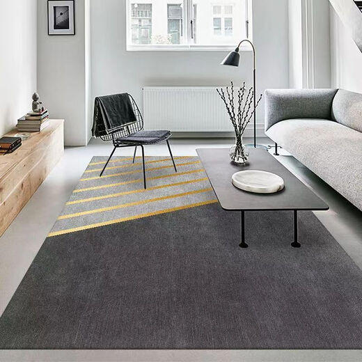 Xuxian light luxury living room carpet floor mat coffee table mat bedroom living room carpet home entrance anti-slip mat large area carpet light luxury-01 100*200 cm