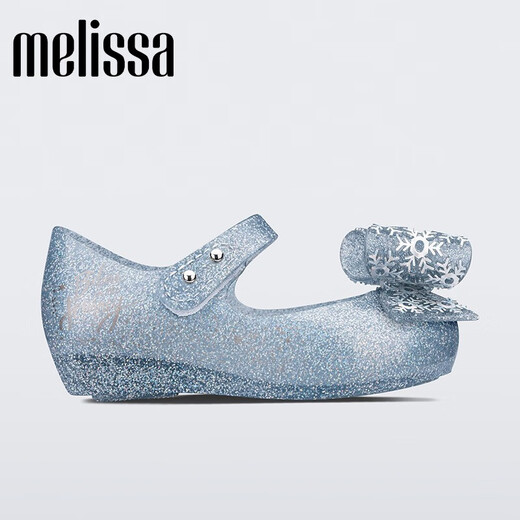 Melissa (melissa) bow kids cartoon shoes 32851 transparent glitter color-kid 22 inner length 13.5cm 22-23 size