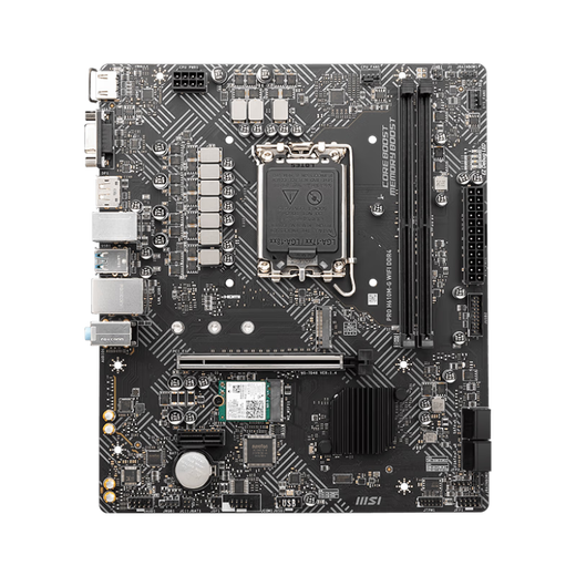 MSI (MSI) 12/13/14th Génération CPU Motorard Set I3 13100F 14100F 12100F Tablettes dispersées Pro H610M-G WiFi DDR4 12e génération i3-12100 Comprimés dispersés [trois ans d'assurance magasin]