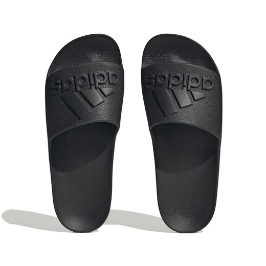 Adidas ADILETTE AQUA男女同款情侣黑武士运动休闲拖鞋 IF7371 46