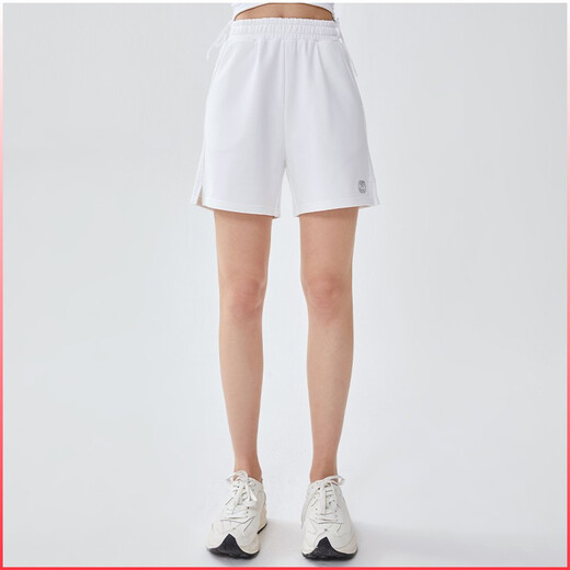 Particle Fever particle fanatic sports shorts spring and summer genderless men and women outdoor casual jogging fitness shorts 12801 PSA112801-XR-100 book white M
