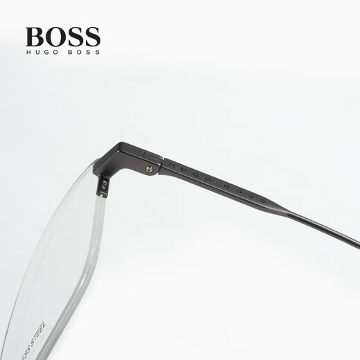 Hugo Boss frame men's classic business half frame casual versatile box 1289/F myopia glasses frame black 1289/F-003
