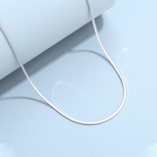 TTMIX platinum square snake bone necklace for women PT950 platinum chain light luxury niche clavicle neck necklace customized deposit change buckle, please contact customer service for details