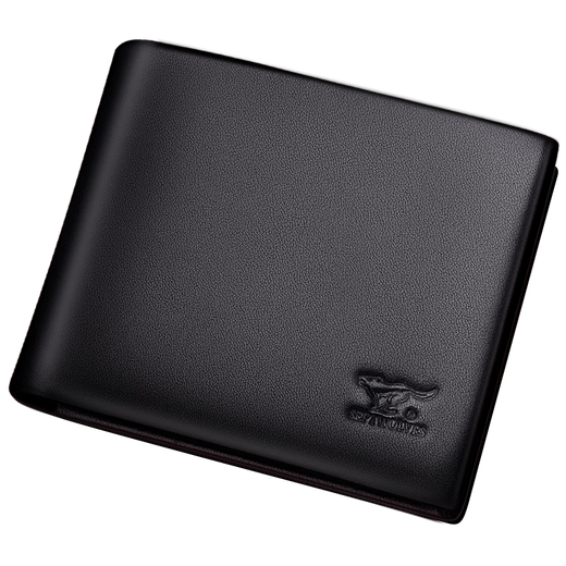 Septwolves Wallet Herren echtes Leder Kurzer Brieftasche Neue Brieftasche Geburtstag Valentinstag 520 Geschenk für Freund Model Model [Love Gift Box]