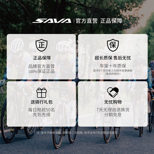 SAVA萨瓦F20二代鹰眼碳纤维公路车24速超轻弯把油碟综合架竞赛自行车 松石绿【R7170电子变速-碳圈】 49XS【160CM-165CM】
