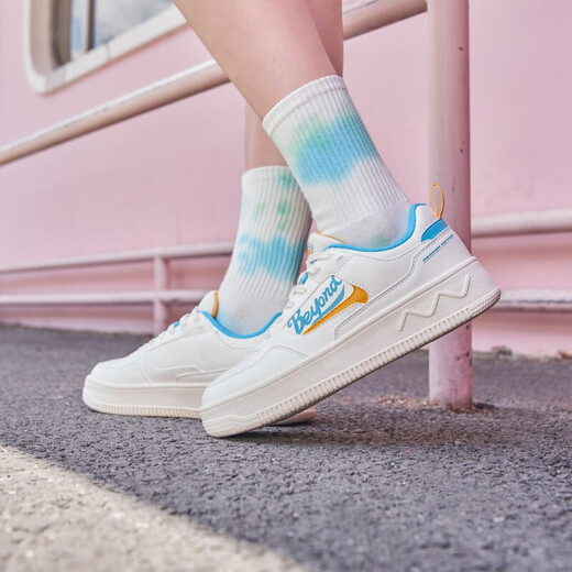 
361 Air Force No. 1 361 women's board shoes sneakers summer white shoes low top breathable board shoes casual shoes women's shoes feather white/current blue-6623 37