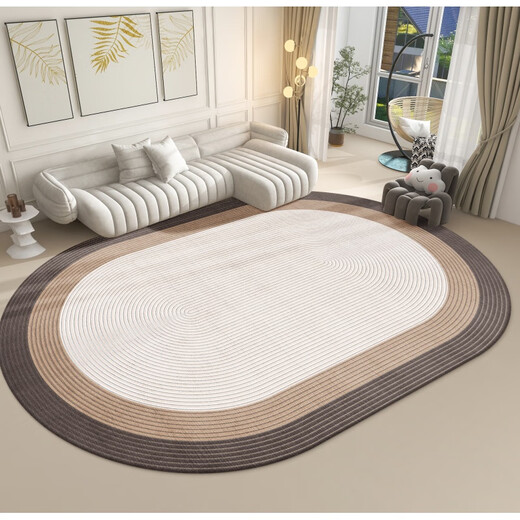 
Carpet living room special-shaped sofa coffee table blanket can be wiped free of charge irregular household waterproof and dirty bedroom modern 13657 200cm*300cm [creative shape personal design