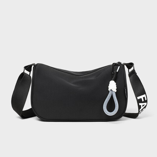 
viney crossbody bag women's bag brand underarm bag canvas bag one shoulder birthday Chinese Valentine's Day gift for girlfriend and wife [Black] practical and high-end fashionable dumpling bag versatile light luxury fashionable casual pillow bag
