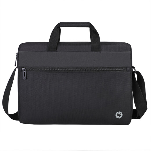 HP HP computer bag 15.6-inch laptop handbag water-repellent crossbody shoulder bag men's business briefcase 3XD23 black