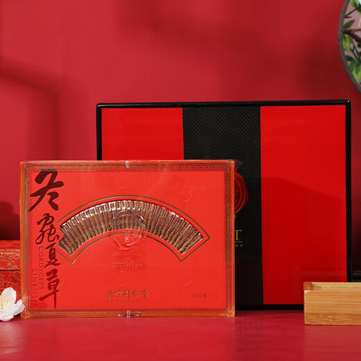Tongrentang (TRT) Beijing Tongrentang Cordyceps gift box-457g Cordyceps gift high-end tonic