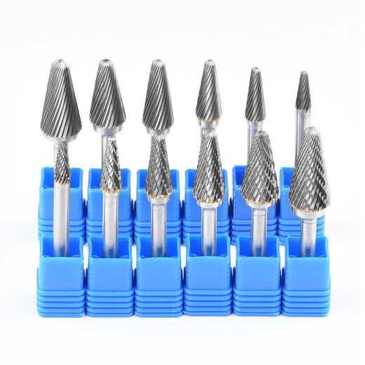 
Baolian Carbide rotary file/alloy grinding head/milling cutter/alloy milling cutter/tungsten steel grinding head L conical dome Double-patterned LX1428M06 (14 mm)