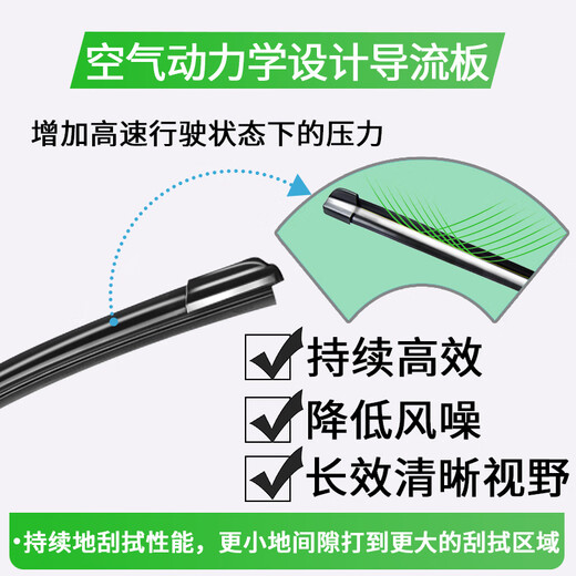 适用ARCFOX极狐考拉S雨刮器原厂24原装款无骨汽车专用胶条雨刷片 极狐考拉S 前雨刷1对