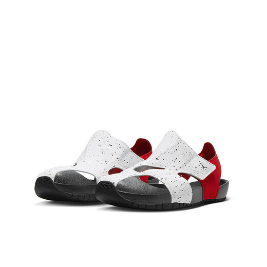 NIKE JORDAN Nike AJ toe-cap anti-collision sandals for boys and girls FLARE summer beach sports children's sandals CI7849-106 29.5 Recommended foot length 18cm