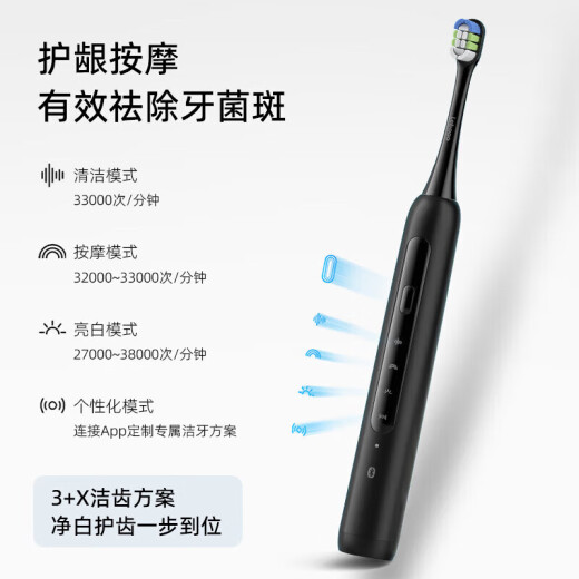 Huawei Smart Select Electric Toothbrush Smart Sonic Toothbrush Long Battery Couple Model Starry Night Black Toothbrush Gift for Boyfriend and Girlfriend (Supports Hongmeng Zhilian)
