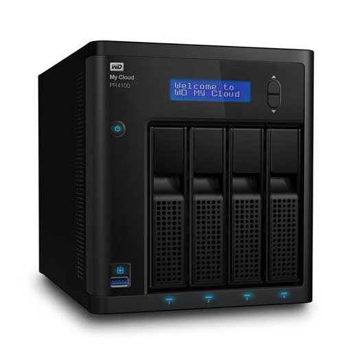 Western Digital (WD) MyCloudPR4100nas storage private cloud file sharing automatic backup hard drive four-bay PR41004G memory version 8TB (with 4 WD red disks 2TB)