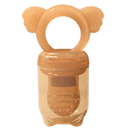 CLCEY baby bite music children's food grade silicone eating fruit feeding supplement fruit and vegetable pacifier supplies koala bite music large + anti-chain 8 months