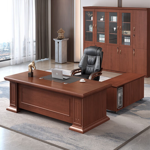 Semphia new Chinese style boss desk desk office manager desk simple high-end elegant desk