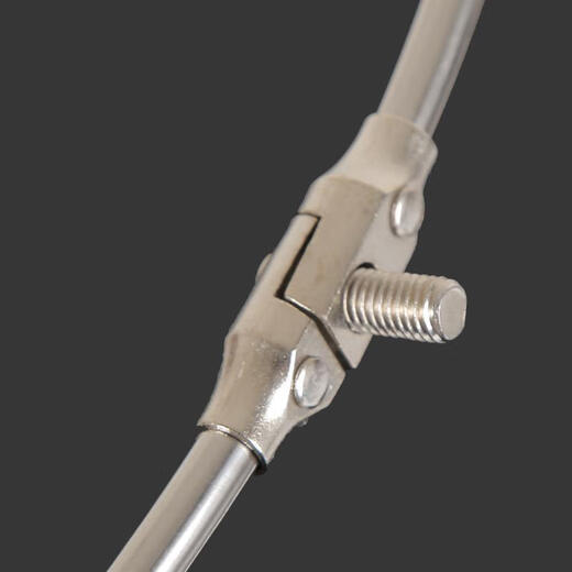 Double line folding stainless steel net copying head, fishing net head, folding fish net bag, fishing gear net, fishing net copying accessories, black dense eye 35cm net copying head, foldable