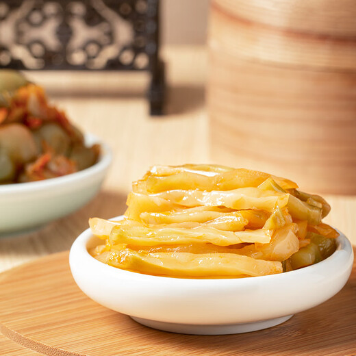 Wujiang pickled mustard, refreshing side dish, crispy shredded pickled mustard, 70g*5 bags