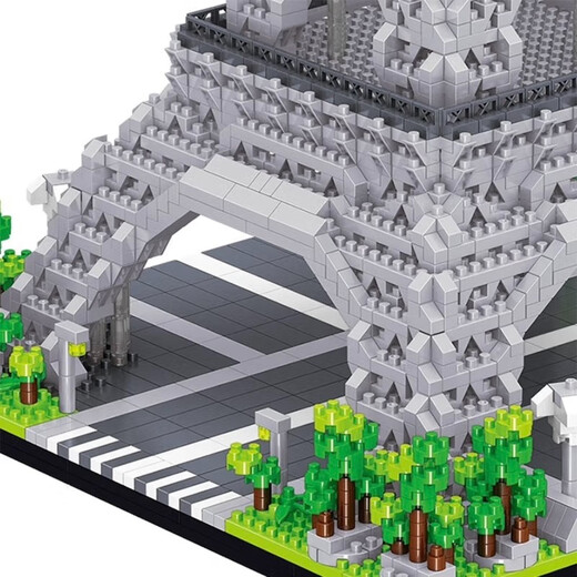 Chengpin Tiananmen Palace Museum Temple of Heaven assembled building blocks for adult buildings compatible with Lego difficulty puzzle boys and girls toys [Great gift] Big iron tower 15866 tablets + dustproof box