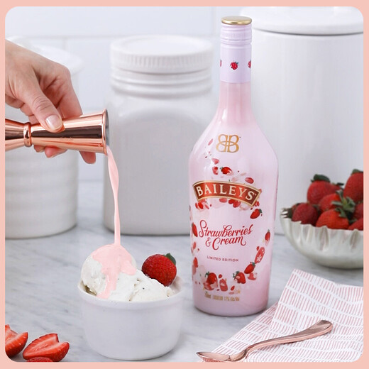 Baileys Süßweincreme Erdbeergeschmack Lijiao Likörmilchwein Fremdwein 700 ml chinesische Valentinstag Geschenk
